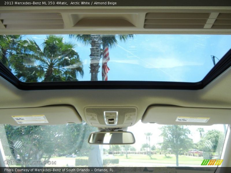 Arctic White / Almond Beige 2013 Mercedes-Benz ML 350 4Matic