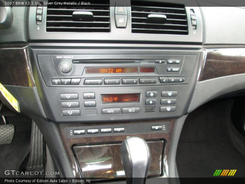 Silver Grey Metallic / Black 2007 BMW X3 3.0si