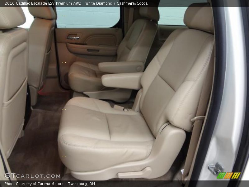 White Diamond / Cashmere/Cocoa 2010 Cadillac Escalade ESV Premium AWD