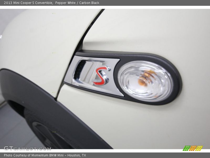 Pepper White / Carbon Black 2013 Mini Cooper S Convertible