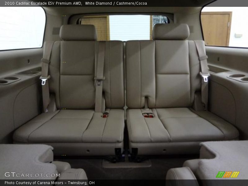 White Diamond / Cashmere/Cocoa 2010 Cadillac Escalade ESV Premium AWD