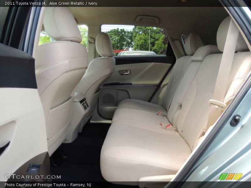 Rear Seat of 2011 Venza I4