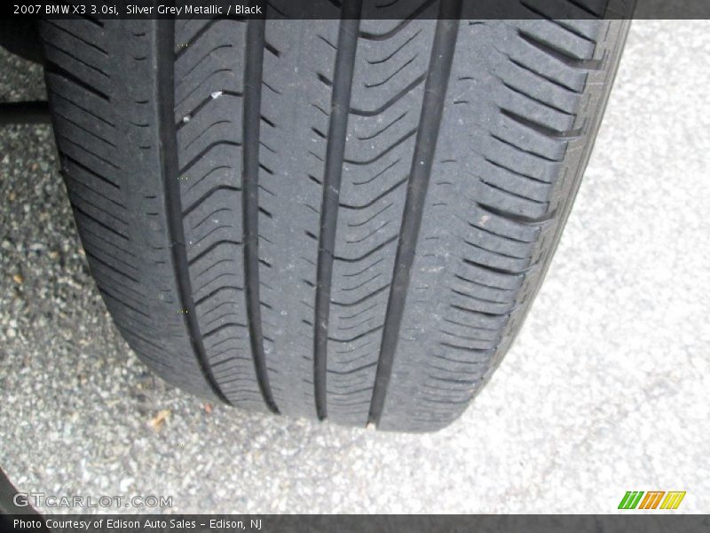 Silver Grey Metallic / Black 2007 BMW X3 3.0si