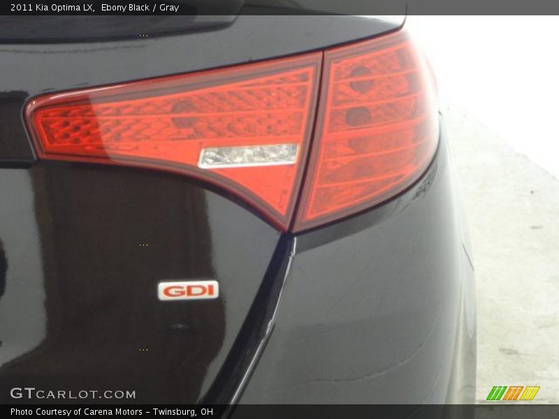 Ebony Black / Gray 2011 Kia Optima LX