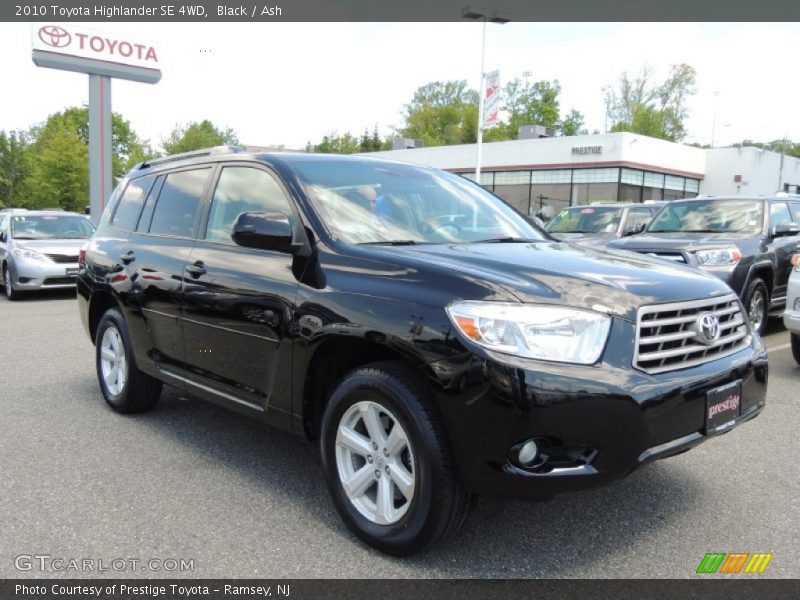 Black / Ash 2010 Toyota Highlander SE 4WD