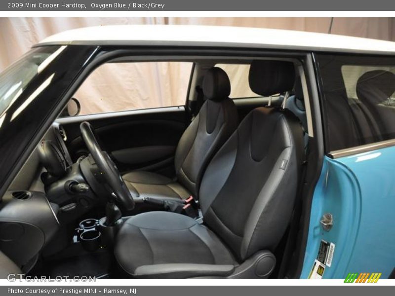 Oxygen Blue / Black/Grey 2009 Mini Cooper Hardtop