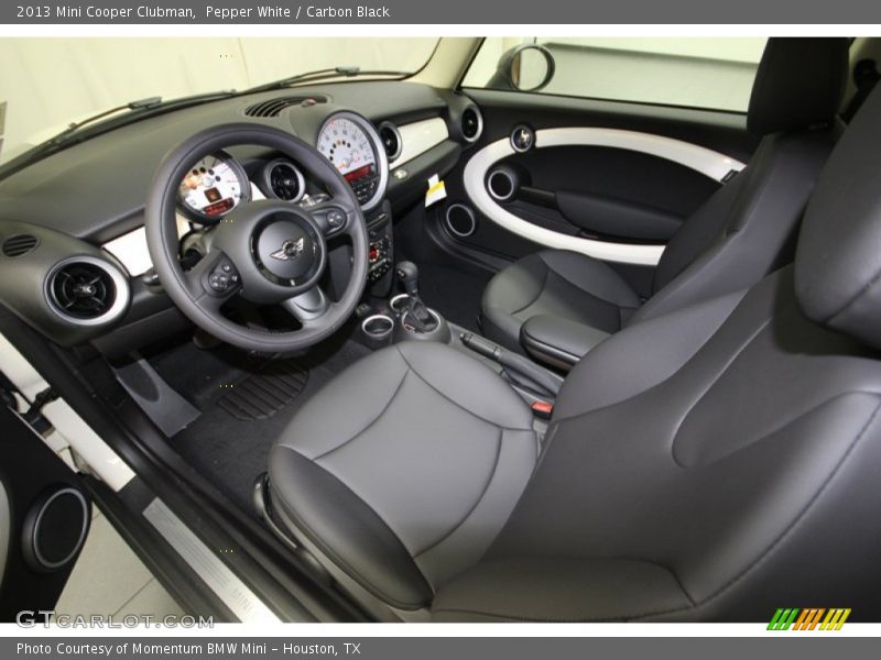 Pepper White / Carbon Black 2013 Mini Cooper Clubman