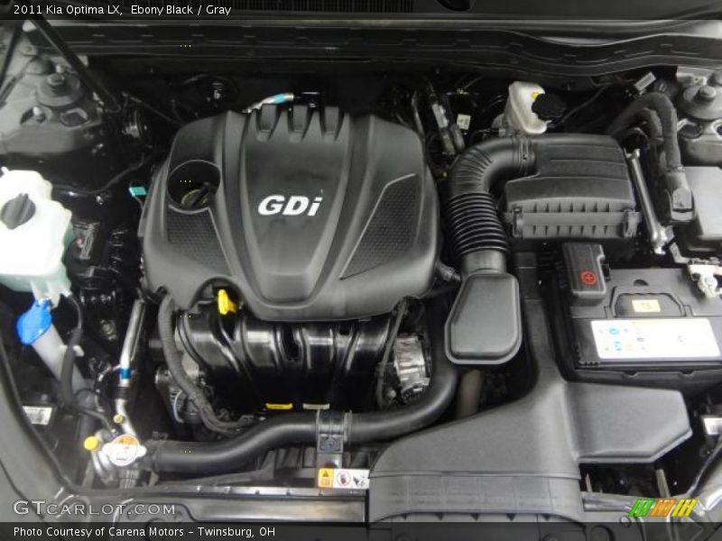 Ebony Black / Gray 2011 Kia Optima LX