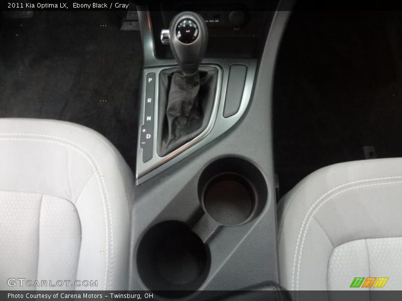 Ebony Black / Gray 2011 Kia Optima LX