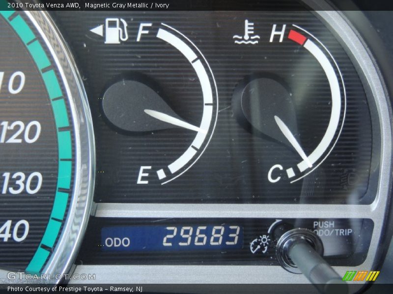 Magnetic Gray Metallic / Ivory 2010 Toyota Venza AWD