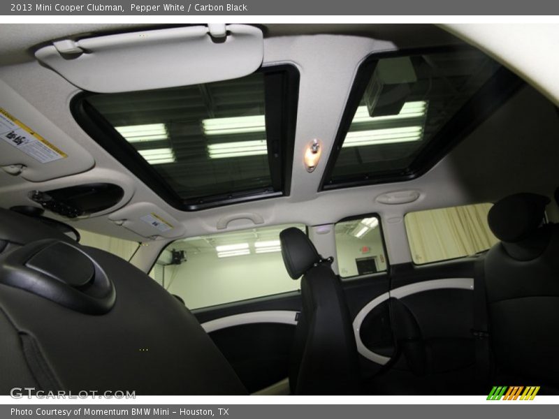 Pepper White / Carbon Black 2013 Mini Cooper Clubman
