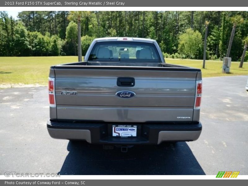 Sterling Gray Metallic / Steel Gray 2013 Ford F150 STX SuperCab