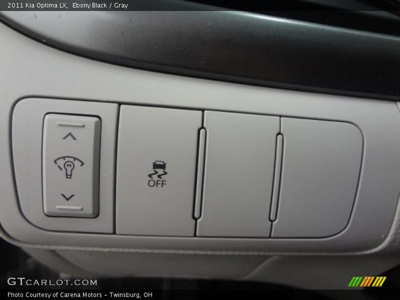 Ebony Black / Gray 2011 Kia Optima LX