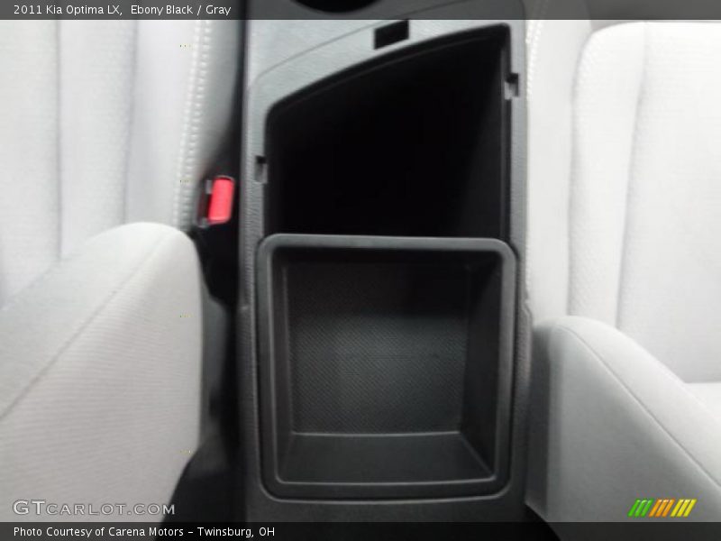 Ebony Black / Gray 2011 Kia Optima LX