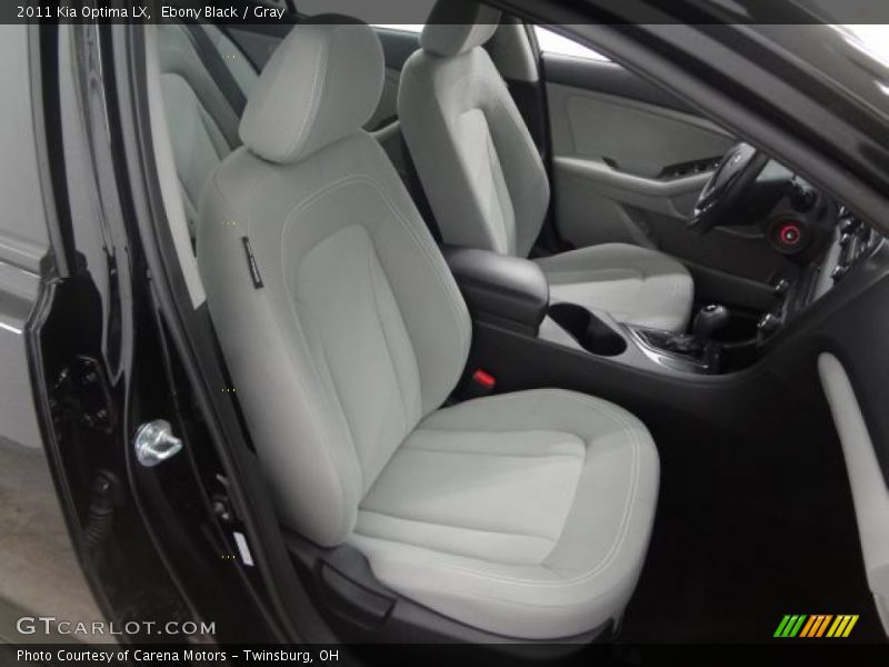Ebony Black / Gray 2011 Kia Optima LX