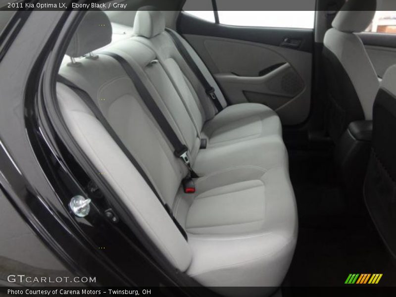 Ebony Black / Gray 2011 Kia Optima LX