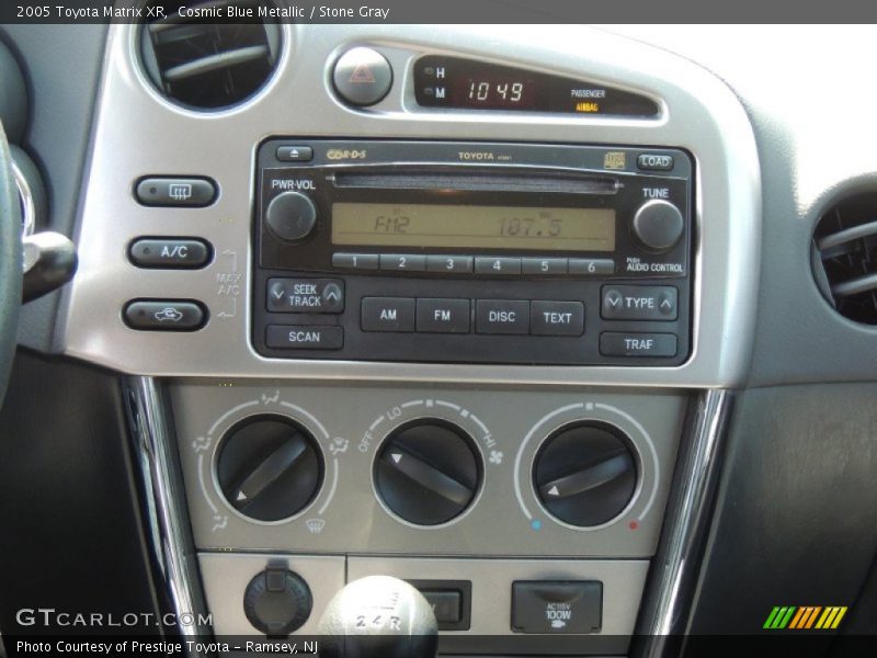 Cosmic Blue Metallic / Stone Gray 2005 Toyota Matrix XR