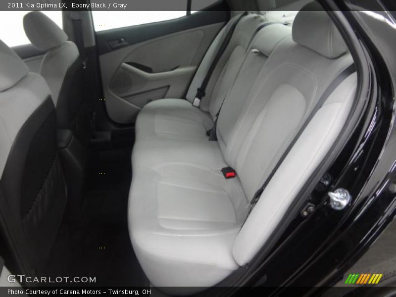 Ebony Black / Gray 2011 Kia Optima LX
