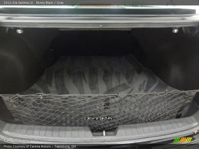 Ebony Black / Gray 2011 Kia Optima LX