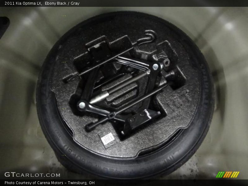 Ebony Black / Gray 2011 Kia Optima LX