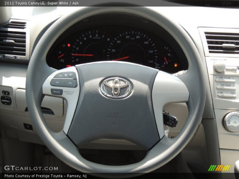 Super White / Ash 2011 Toyota Camry LE