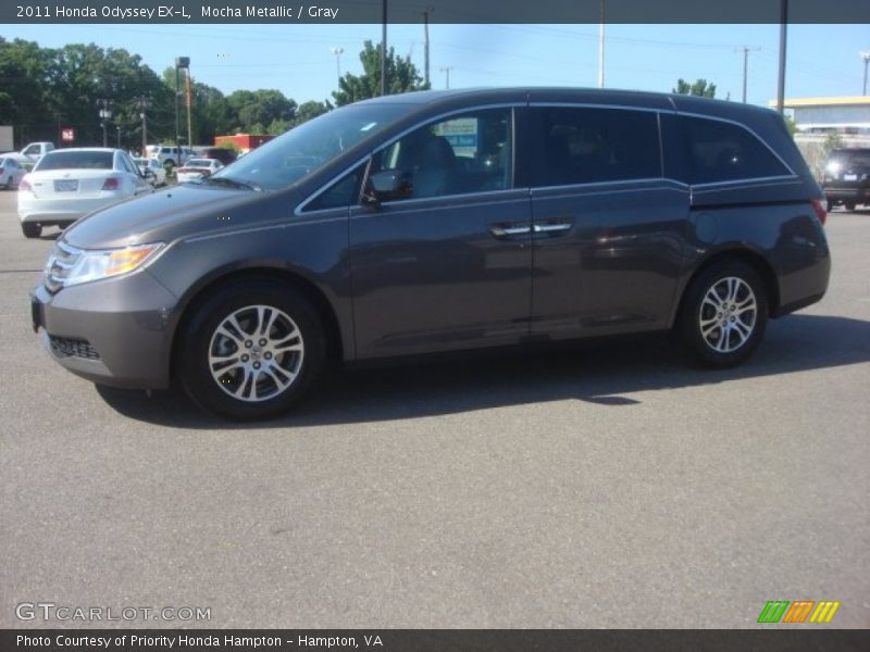 Mocha Metallic / Gray 2011 Honda Odyssey EX-L