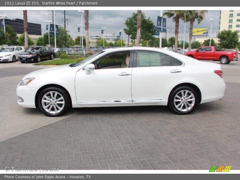 Starfire White Pearl / Parchment 2011 Lexus ES 350