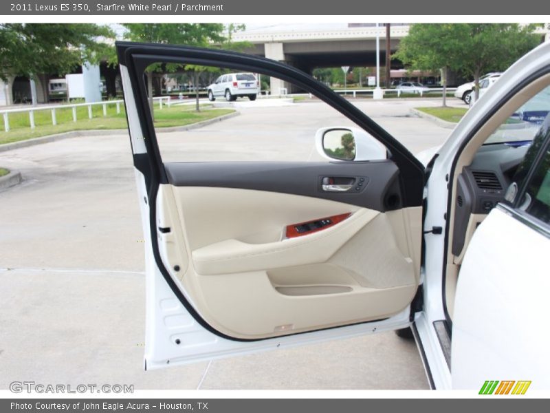 Starfire White Pearl / Parchment 2011 Lexus ES 350