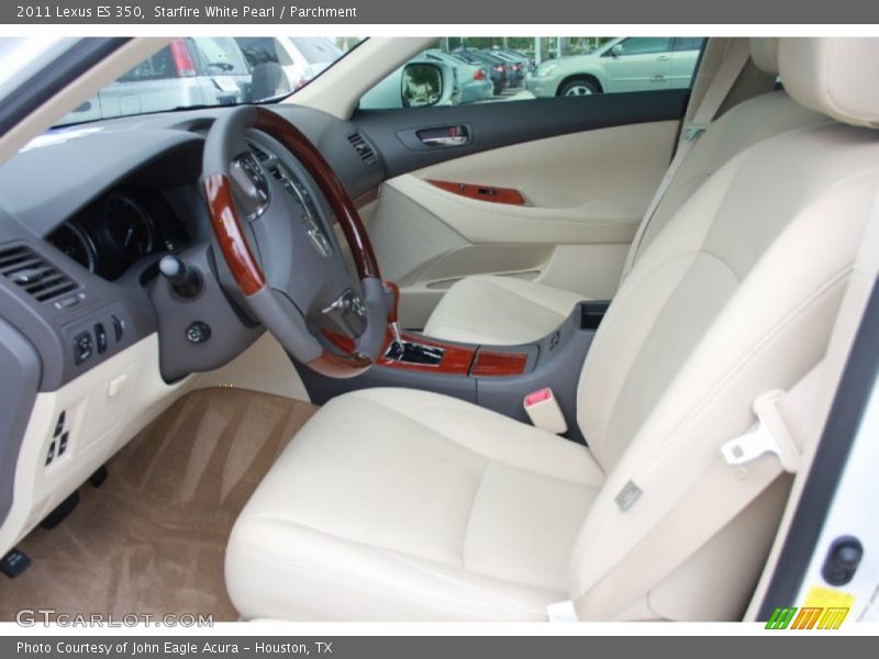 Starfire White Pearl / Parchment 2011 Lexus ES 350