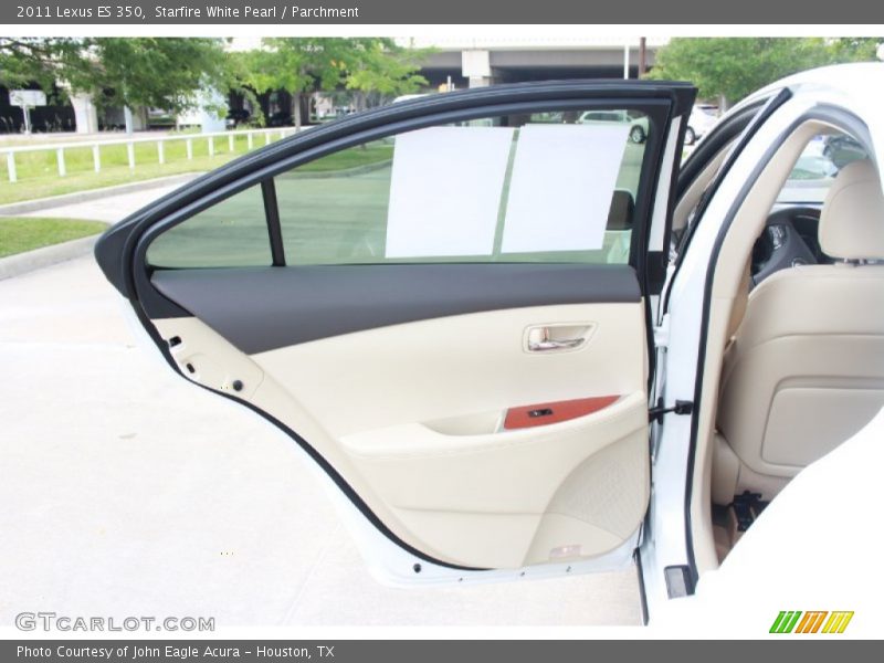 Starfire White Pearl / Parchment 2011 Lexus ES 350