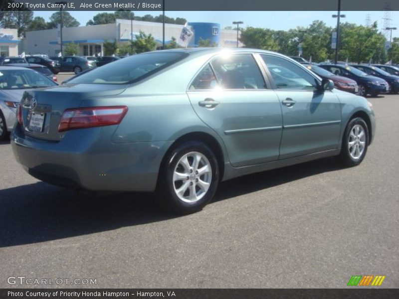 Aloe Green Metallic / Bisque 2007 Toyota Camry LE