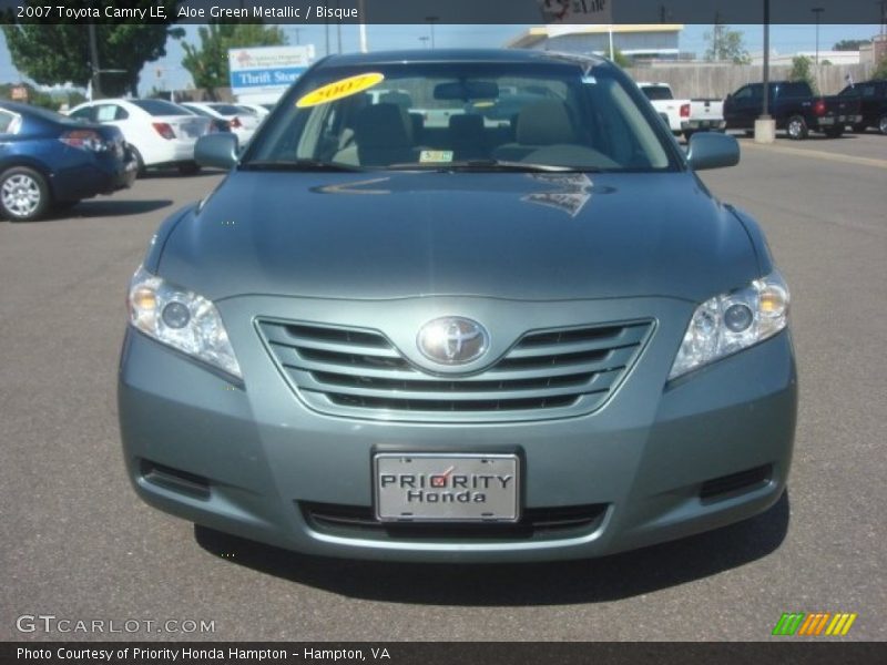 Aloe Green Metallic / Bisque 2007 Toyota Camry LE