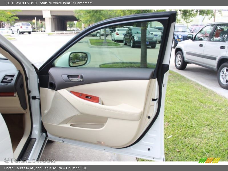 Starfire White Pearl / Parchment 2011 Lexus ES 350