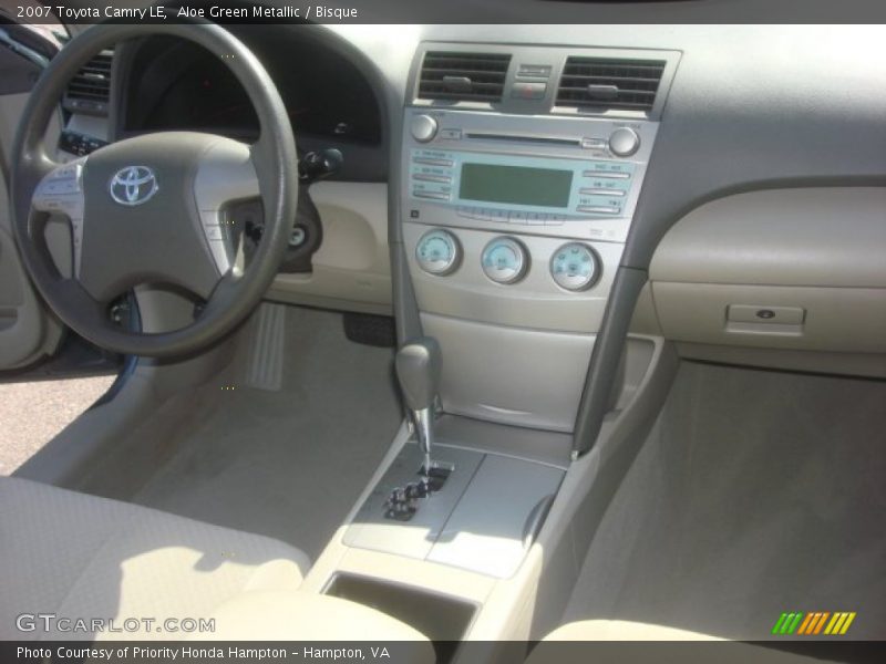 Aloe Green Metallic / Bisque 2007 Toyota Camry LE