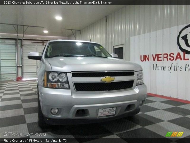Silver Ice Metallic / Light Titanium/Dark Titanium 2013 Chevrolet Suburban LT