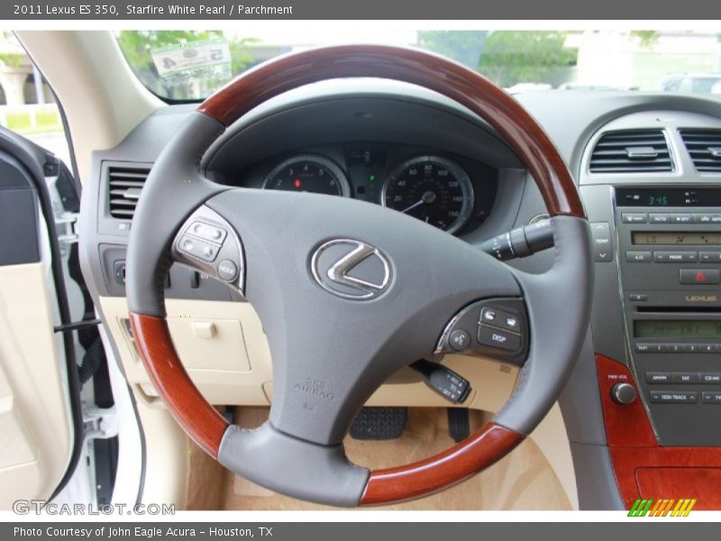 Starfire White Pearl / Parchment 2011 Lexus ES 350