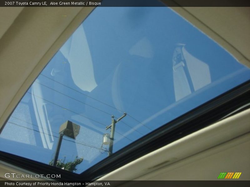 Aloe Green Metallic / Bisque 2007 Toyota Camry LE