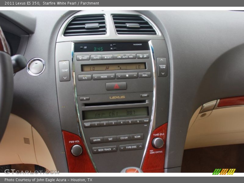 Starfire White Pearl / Parchment 2011 Lexus ES 350