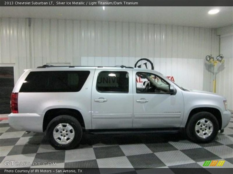 Silver Ice Metallic / Light Titanium/Dark Titanium 2013 Chevrolet Suburban LT