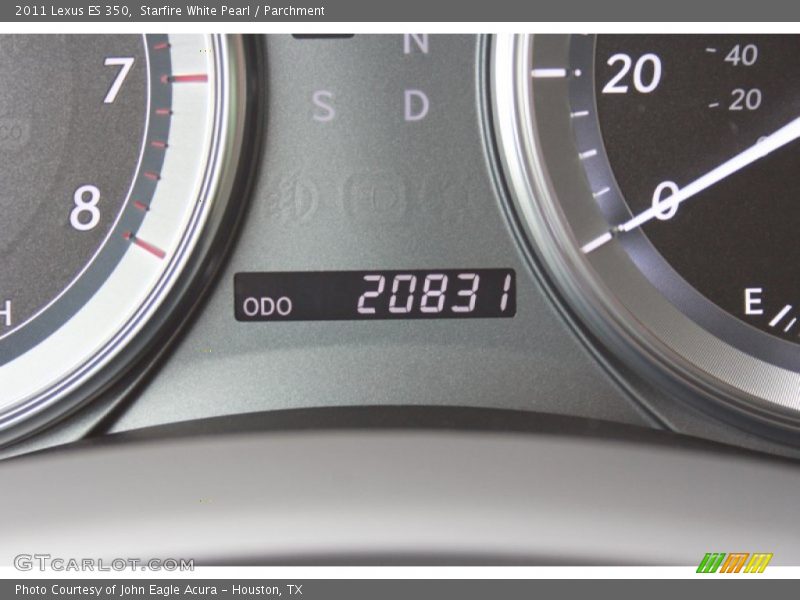 Starfire White Pearl / Parchment 2011 Lexus ES 350