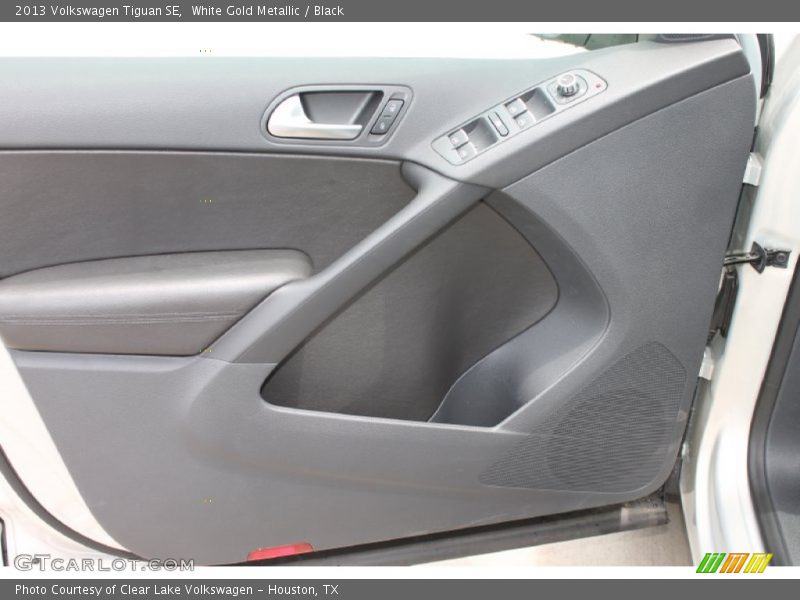 White Gold Metallic / Black 2013 Volkswagen Tiguan SE