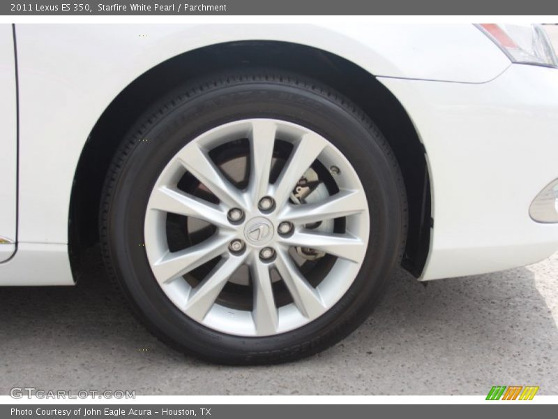 Starfire White Pearl / Parchment 2011 Lexus ES 350