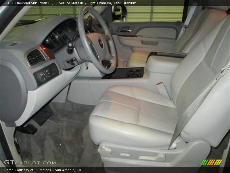 2013 Suburban LT Light Titanium/Dark Titanium Interior