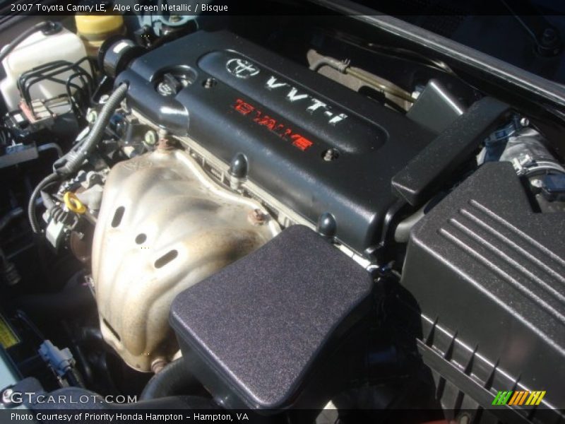 Aloe Green Metallic / Bisque 2007 Toyota Camry LE