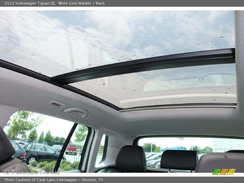 White Gold Metallic / Black 2013 Volkswagen Tiguan SE