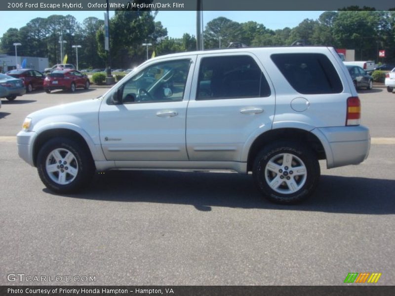 Oxford White / Medium/Dark Flint 2006 Ford Escape Hybrid
