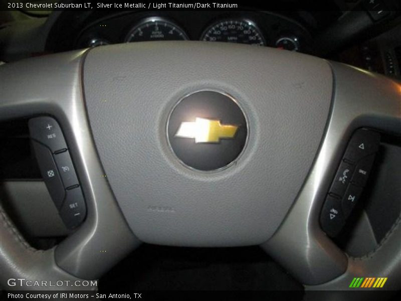 Silver Ice Metallic / Light Titanium/Dark Titanium 2013 Chevrolet Suburban LT