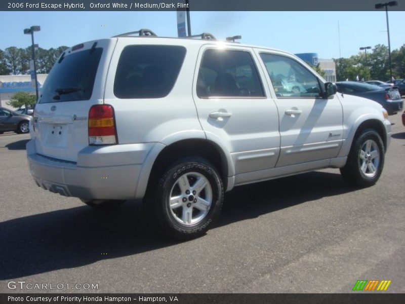Oxford White / Medium/Dark Flint 2006 Ford Escape Hybrid