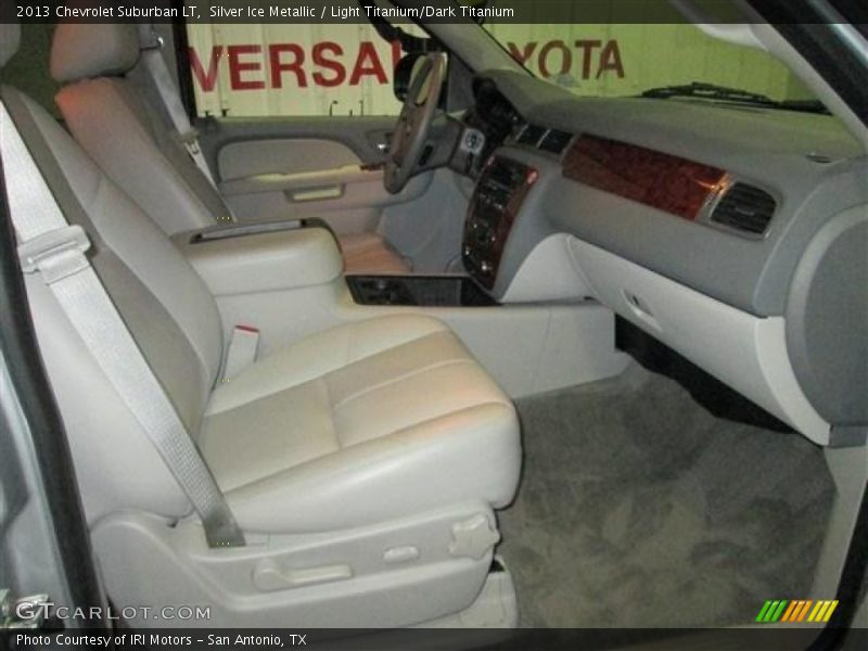 Silver Ice Metallic / Light Titanium/Dark Titanium 2013 Chevrolet Suburban LT