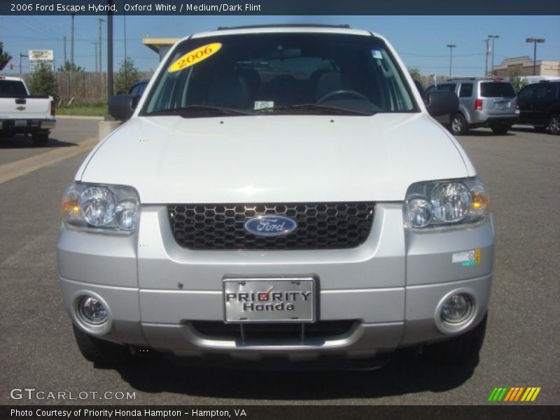 Oxford White / Medium/Dark Flint 2006 Ford Escape Hybrid